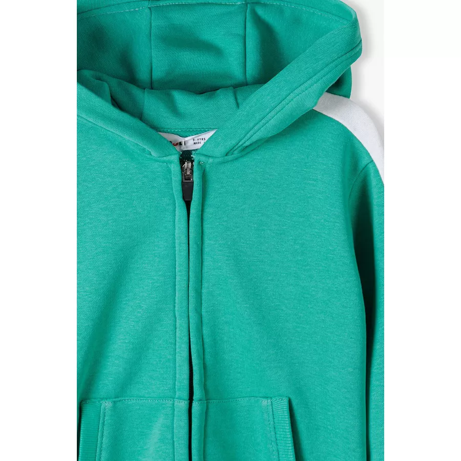 MINOTI Hoodie mit Zipper Grün