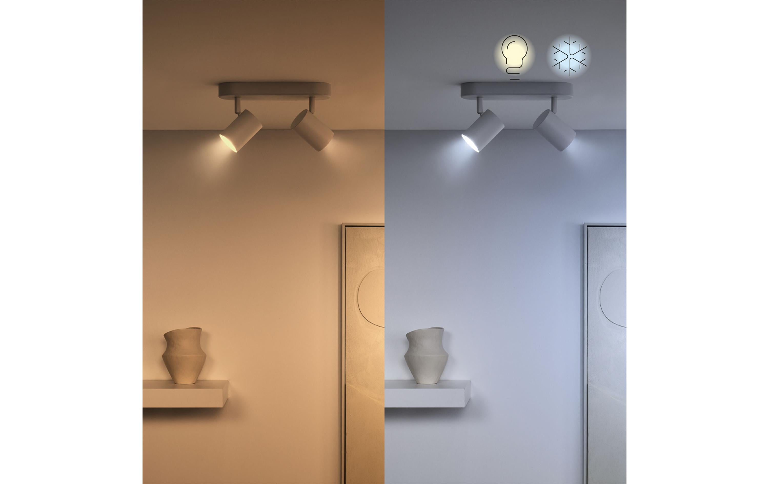 Leuchtmittel 4.9W (50W) GU10 MR16 Tunable White&ColorSmartes Leuchtmittel, steuerbar über Matter, WLAN