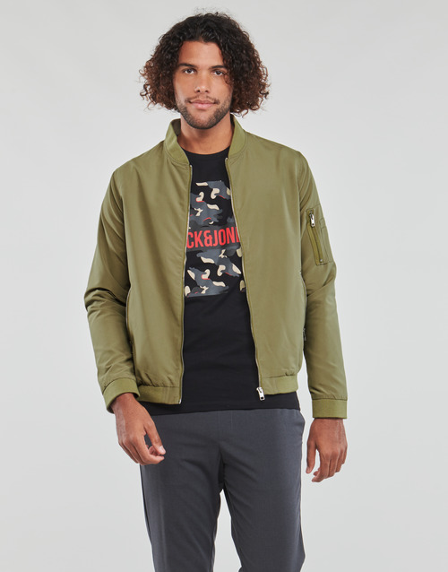 Jack & Jones - JJERUSH BOMBER Kaki
