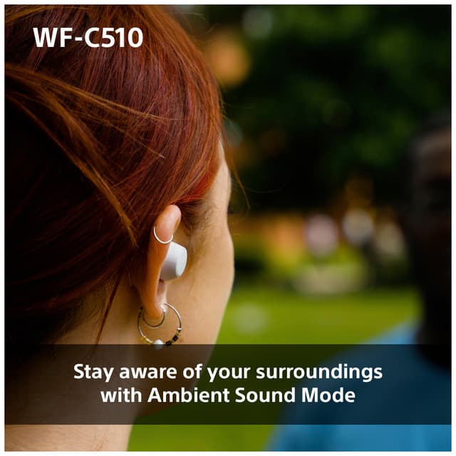 Sony WF-C510 true wireless in-ear høretelefoner (blå)