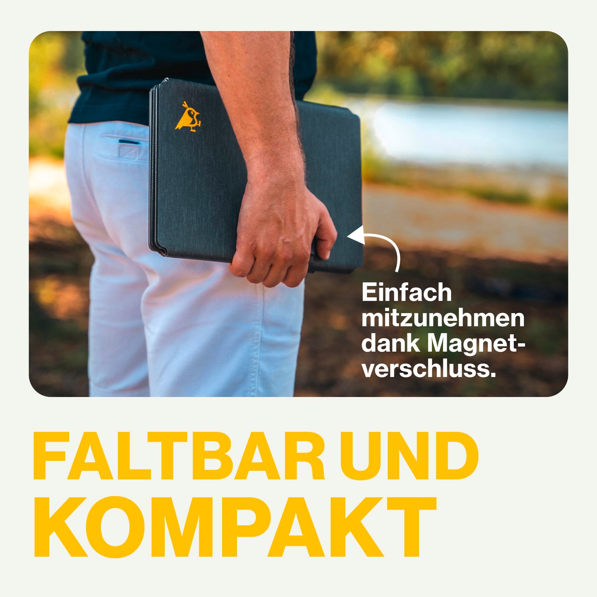 Aqiila Sunbird tragbares Solar Ladegerät Monokristallin 56 W