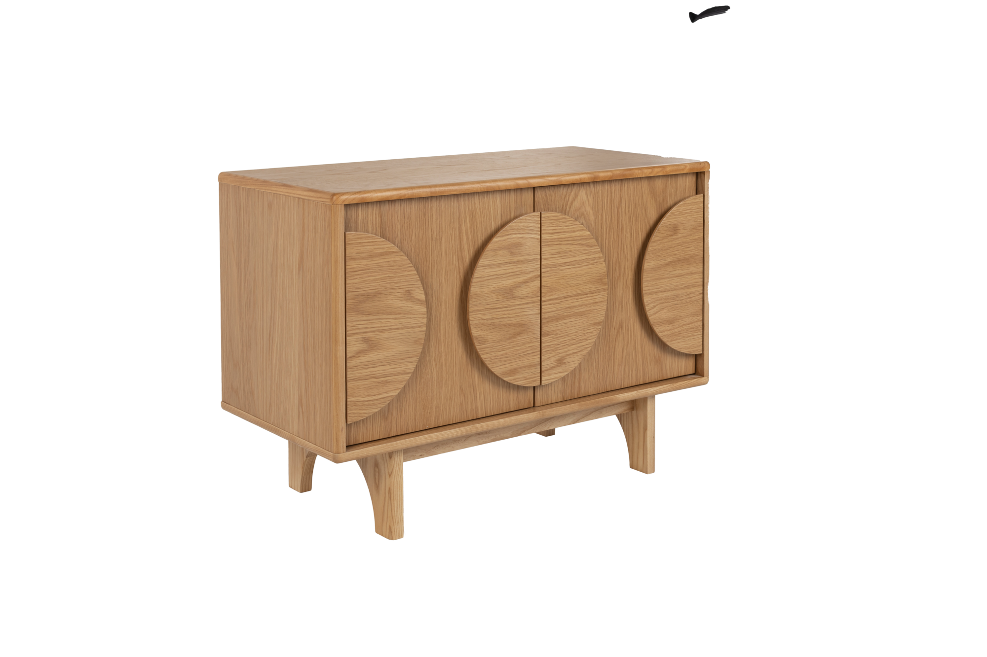 SIDEBOARD GROOVE 2 DOORS NATUREL OAK