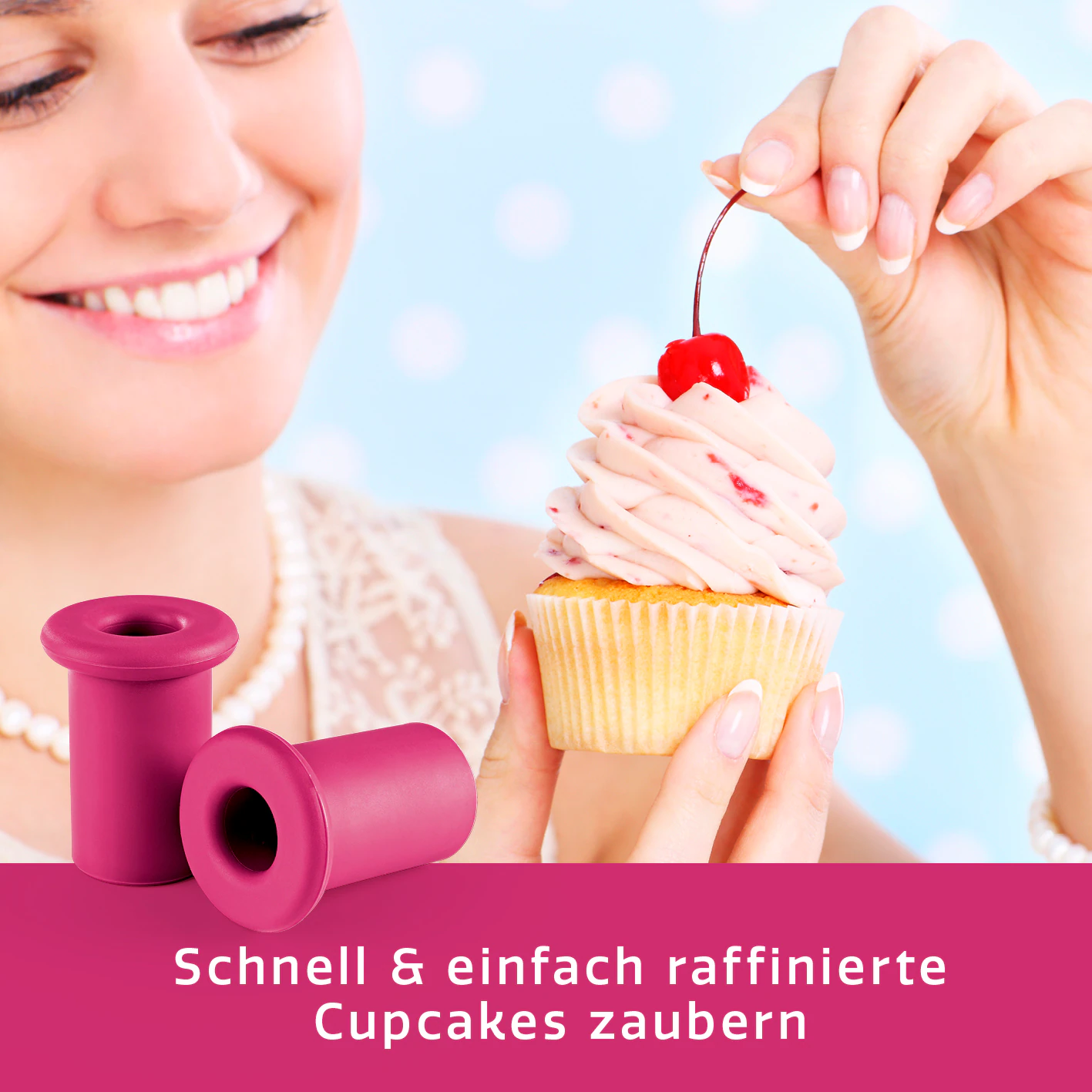 CuCap Silikon-Backförmchen 6er-Set