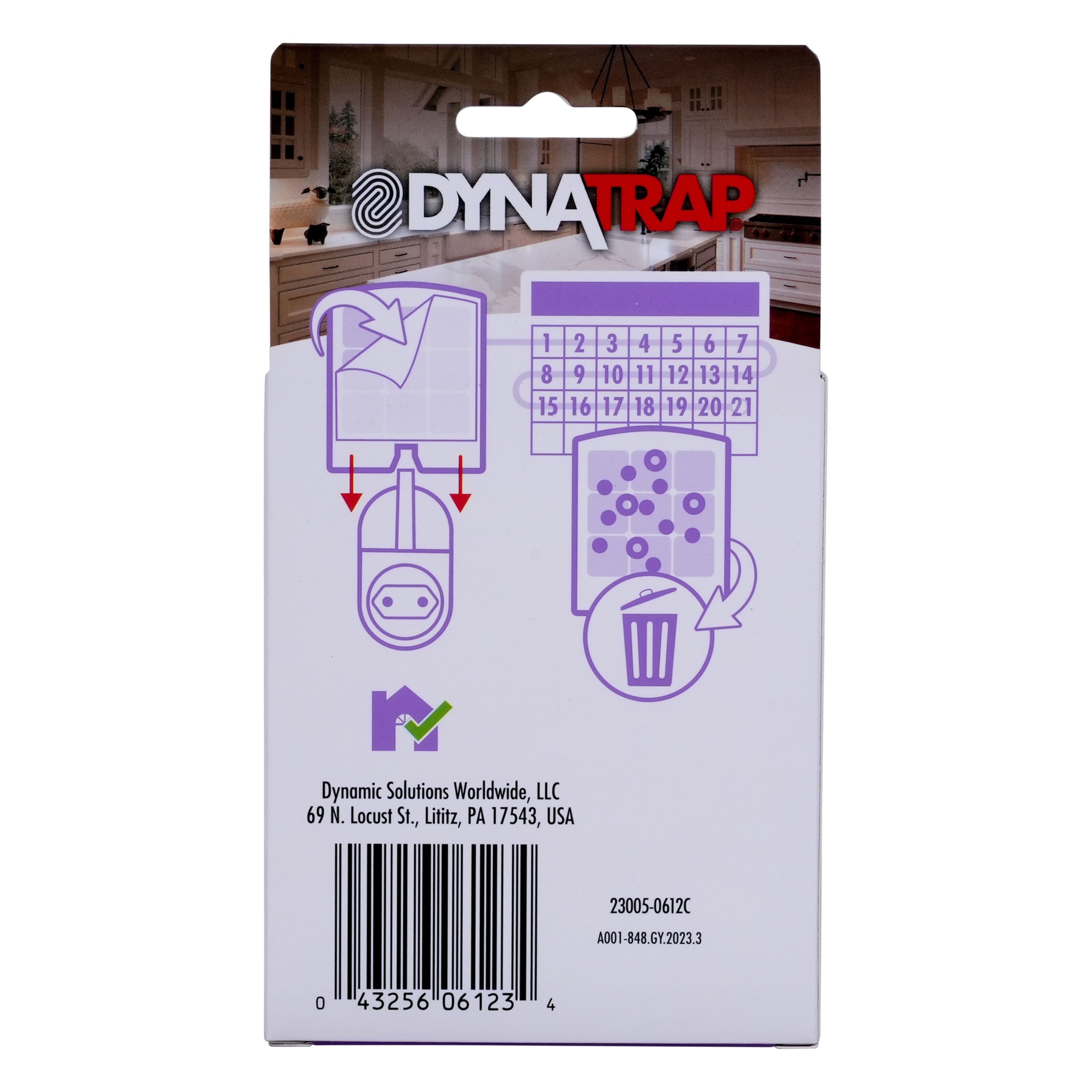 Dynatrap StickyTech-ark til bananfluefelle 6-pk.
