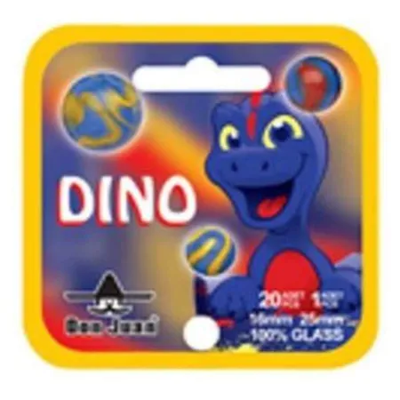 Murmel Kollektion - Glasmurmel Dino