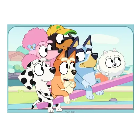 Ravensburger Spaß mit Bluey Kinderpuzzle ab 3 Jahren,12 Teile