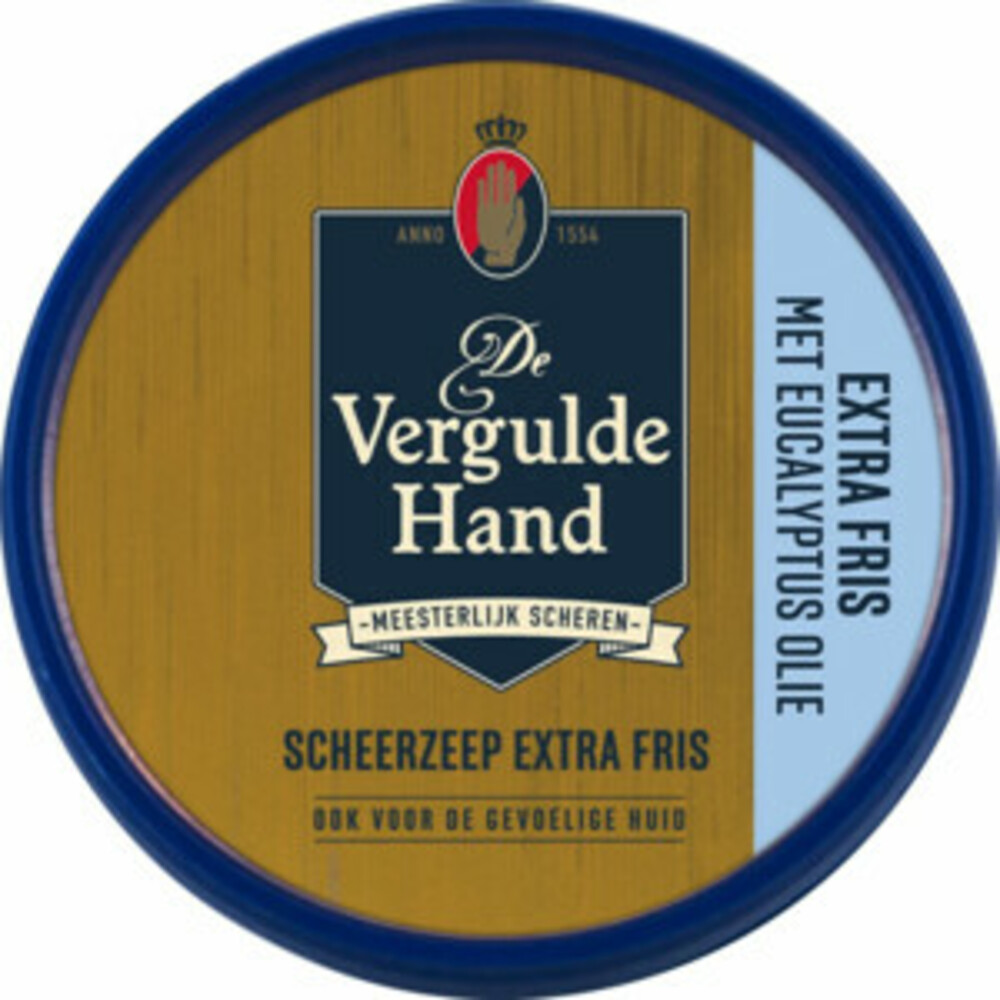Vergulde Hand Scheerzeeptablet Extra Fris75 gr