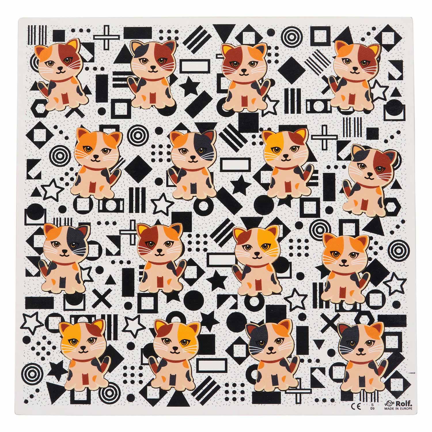 Rolf - Houten Legpuzzel Dierenfamilie, 20st.