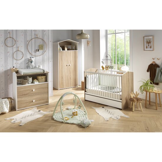 Cabanon Dispositif à langer   Blanc        de               Sauthon Baby's Sweet Home