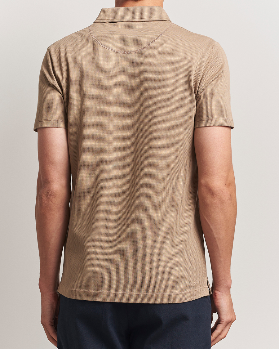 Sunspel Riviera Polo Shirt Dune
