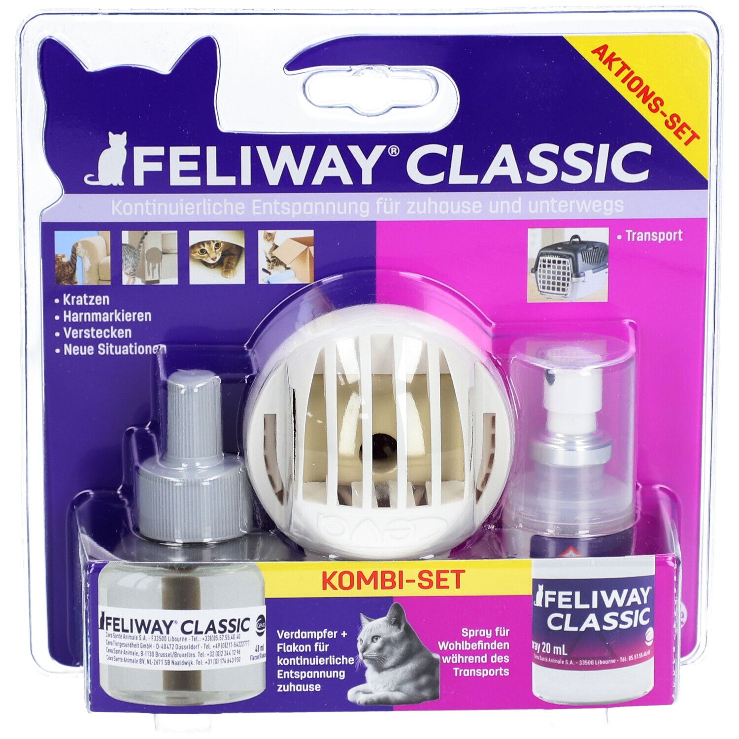 FELIWAY® CLASSIC Kombi-Set für Katzen