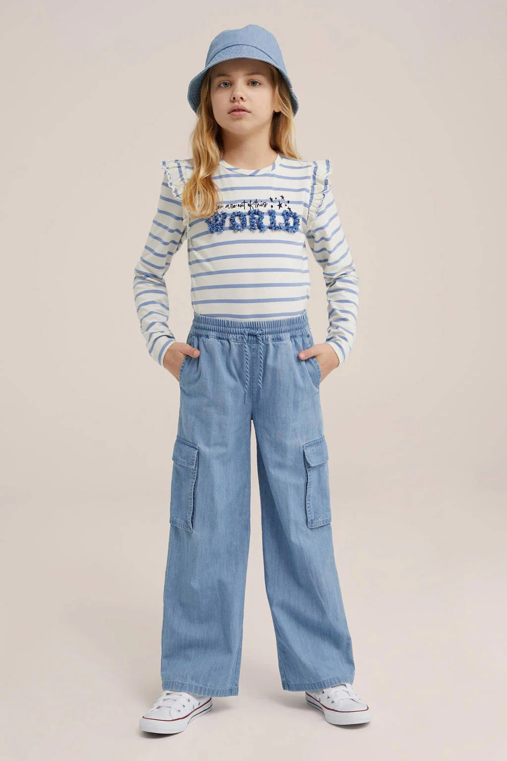 WE Fashion wide leg jeans blue denim