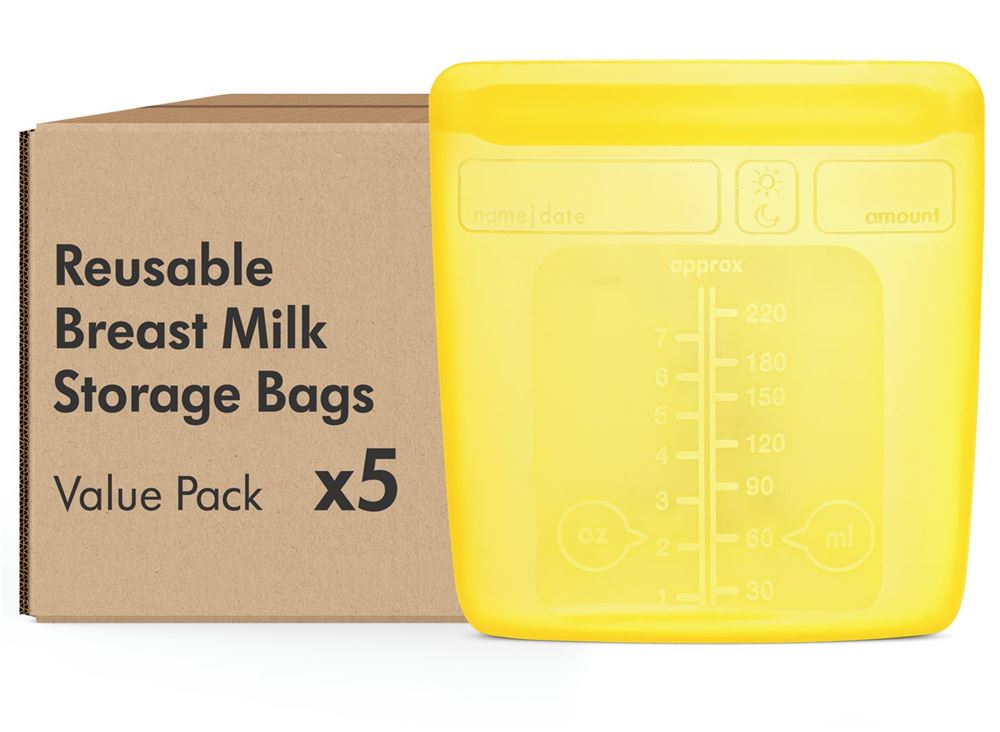 MEDELA Muttermilchbeutel<br>5 Stück, wiederverwendbar Online Verpackung