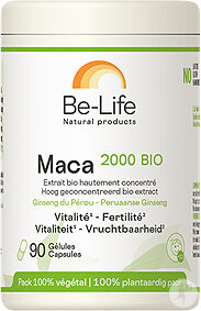 Be-Life Maca 2000 Bio Gélules 90
