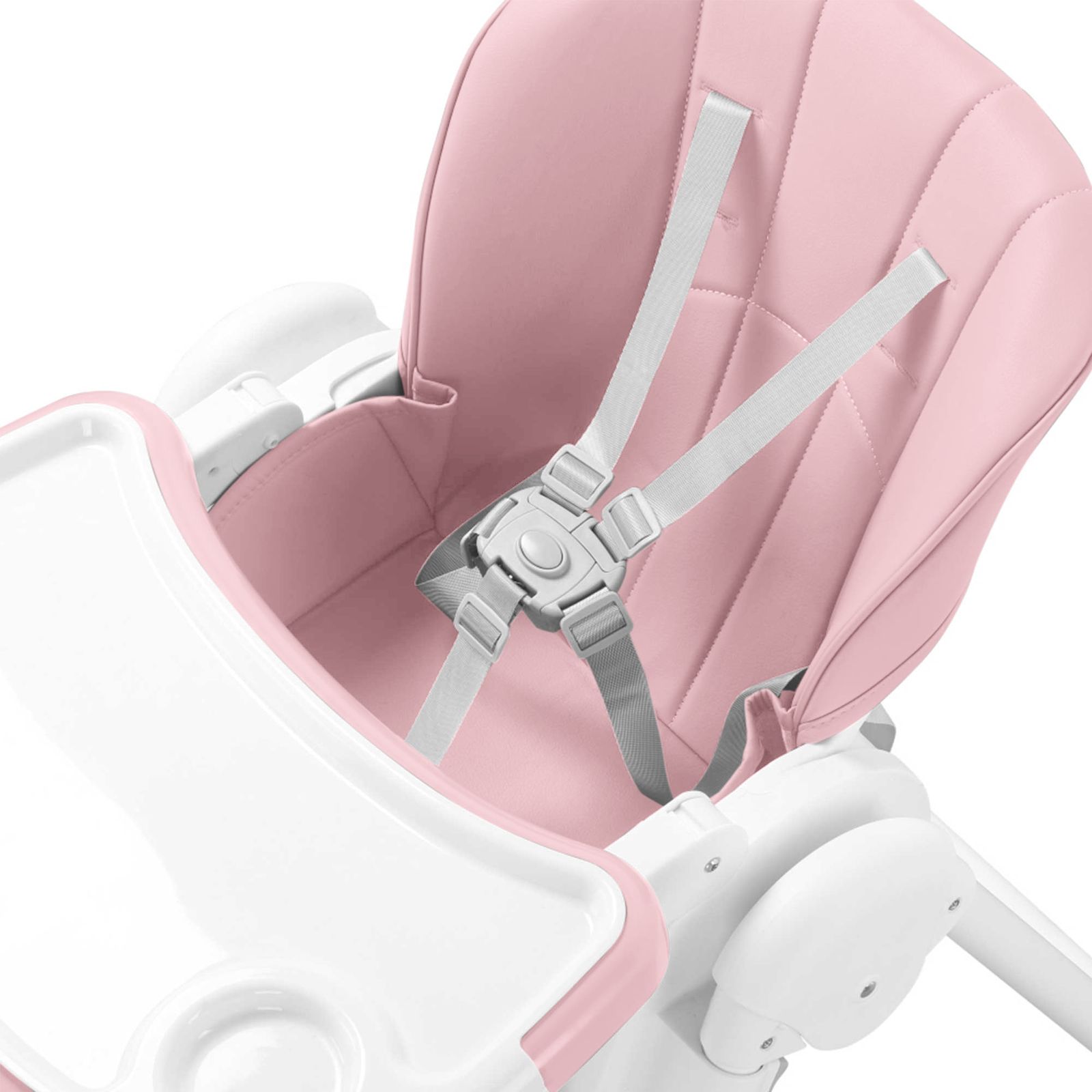 Baby Vivo Design Kinderhochstuhl aus Kunststoff - Tippy in Bubblegum
