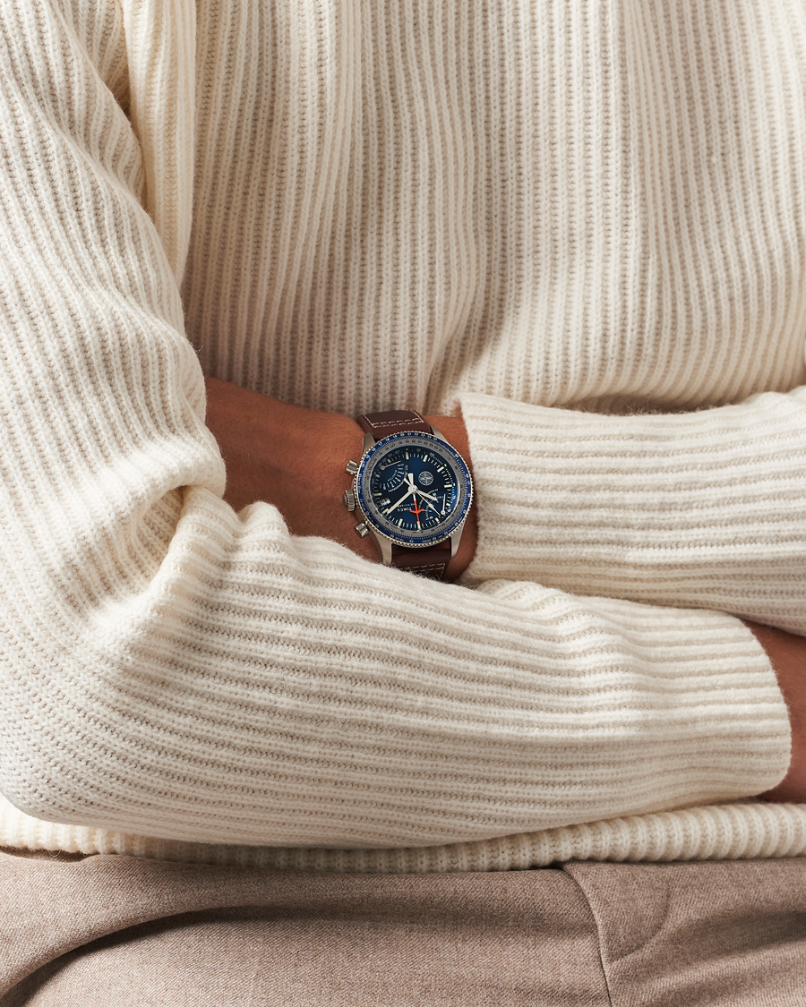 Timex Pan Am Flyback Chronograph 43mm Blue Dial