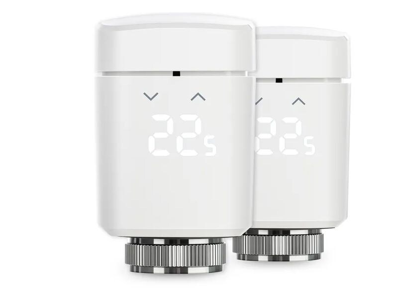 Eve Systems Heizkörperthermostat Eve Thermo 2er Pack Smarte Heizkörperbedienung