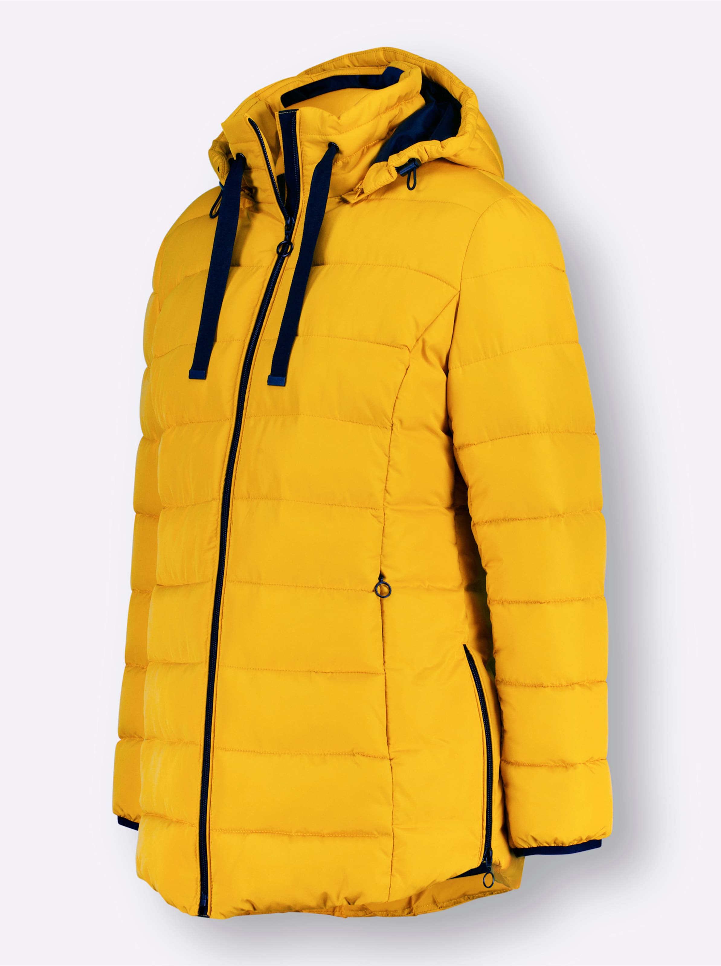 Steppjacke in ocker