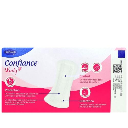 Confiance Lady protège-slips ultra-fins 1 Goutte 28 unités