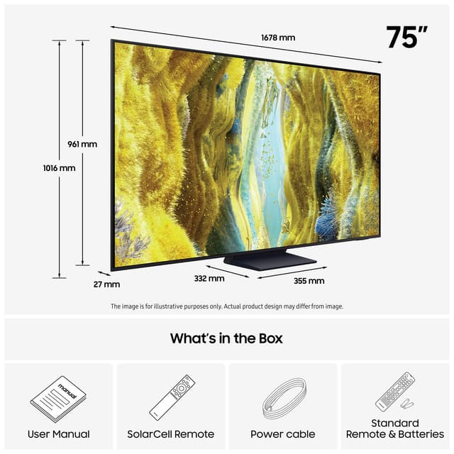 Samsung 75” QN77F Neo QLED 4K Edge MiniLED Smart TV (2025)