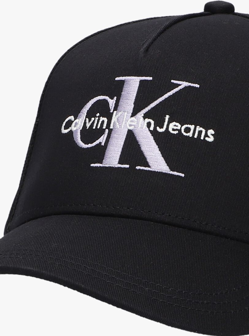CALVIN KLEIN zwarte calvin klein pet monogram trucker cap