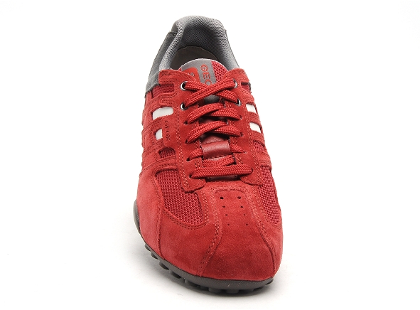 Geox basses homme u4207k uomo snake rouge