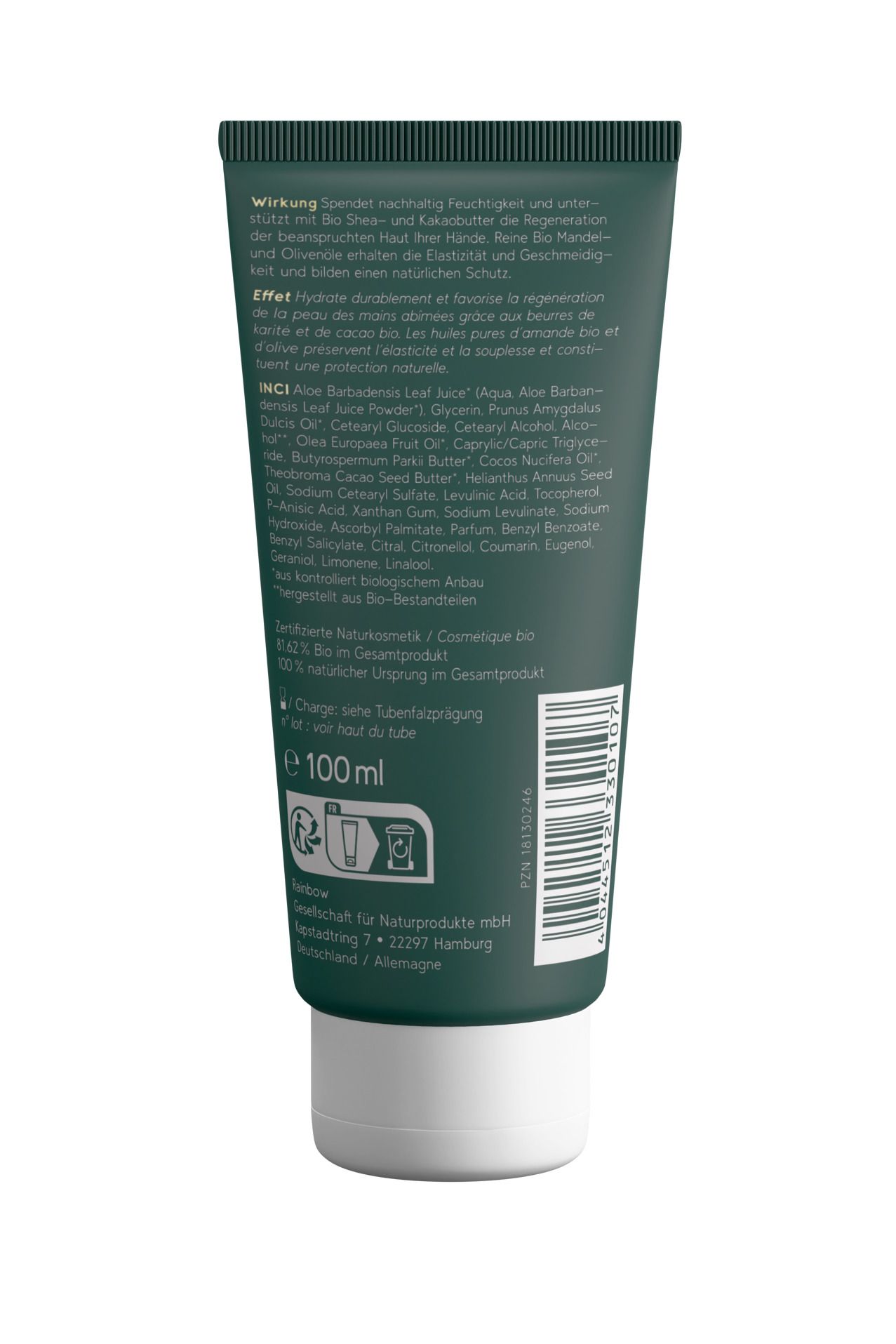 Rainbow aloecare Aloe Vera Handcreme