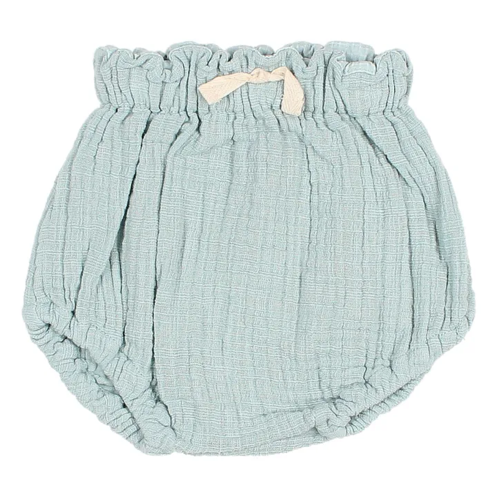 Búho Bloomer Mousseline | Bleu Vert