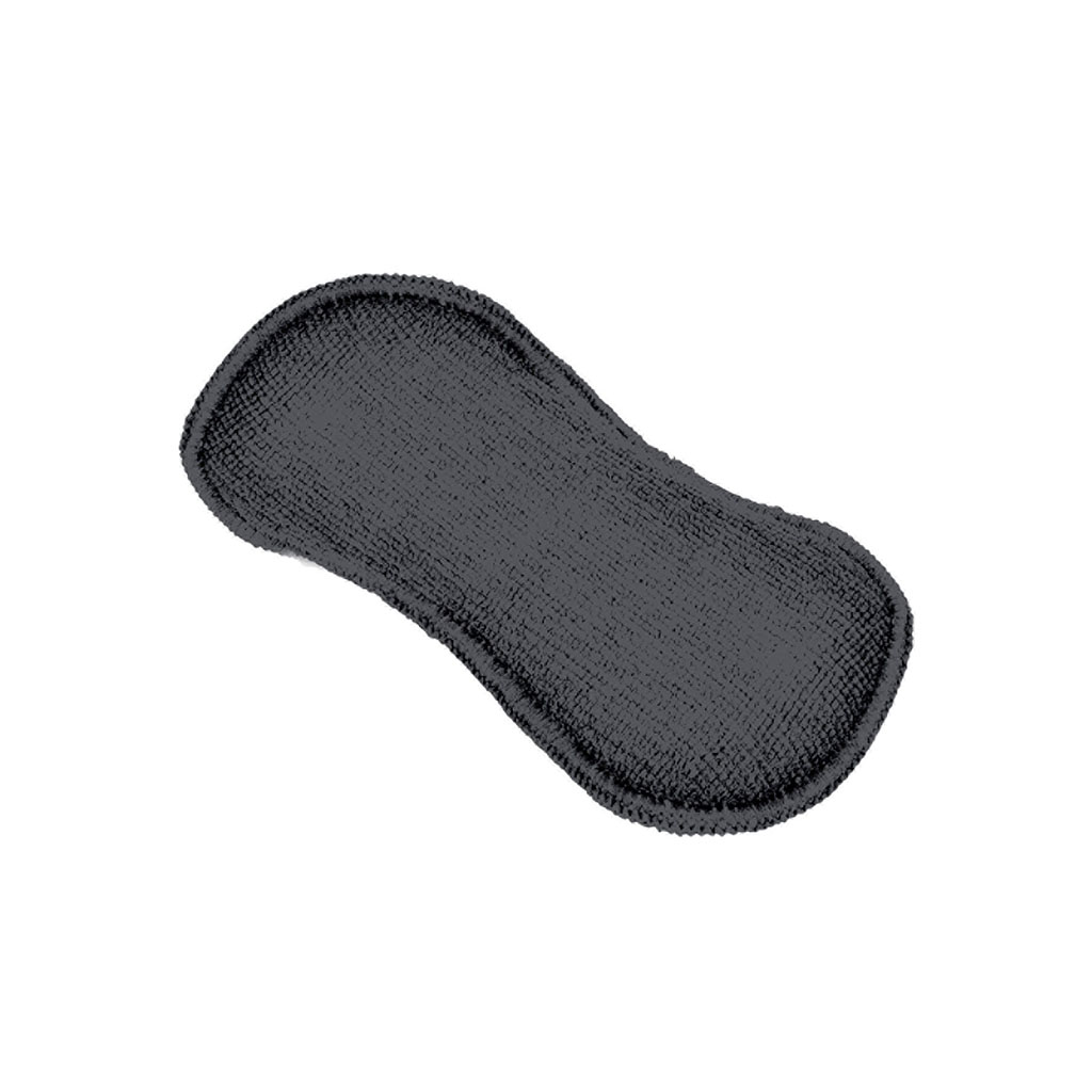 Lot de 3 éponges microfibre anthracite 18.5x10cm