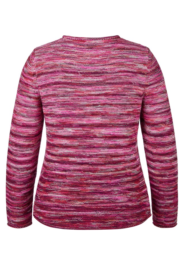 Rabe Rundhalspullover , mit intarsien Print