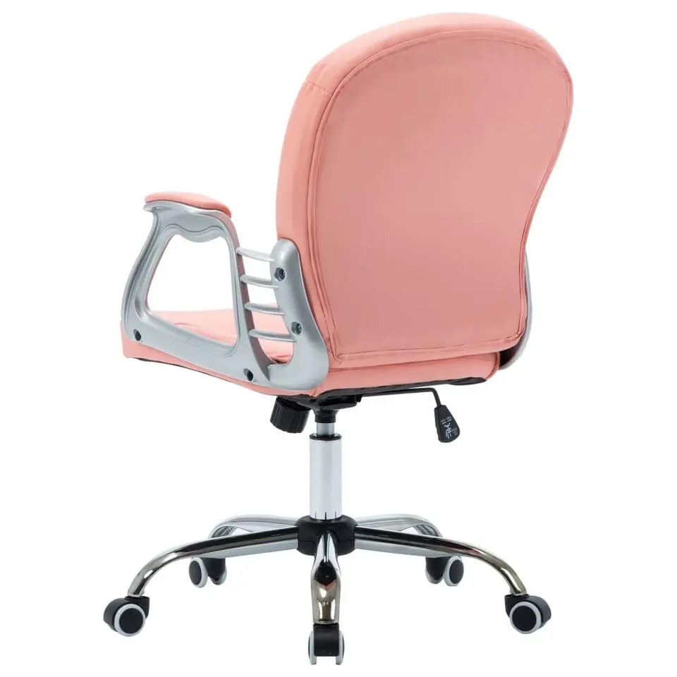 vidaXL - Kantoorstoel - Roze - Kunstleer