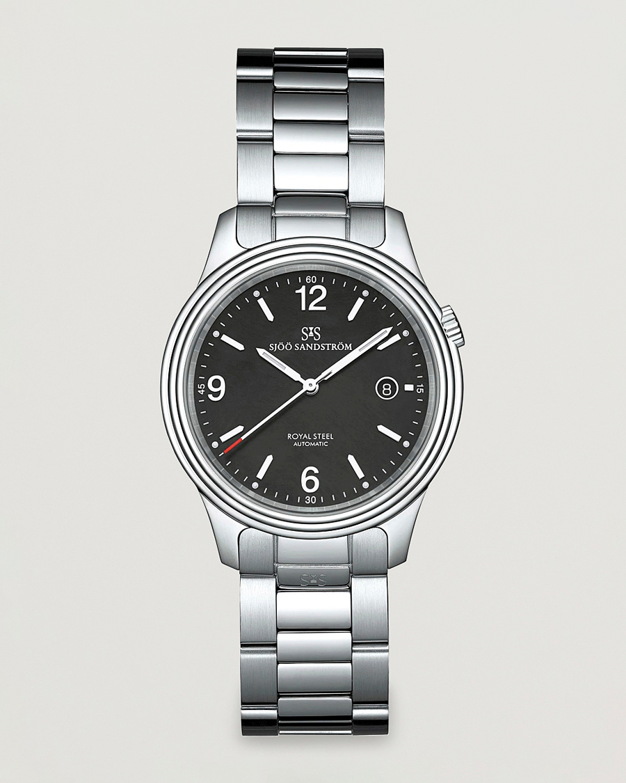 Sjöö Sandström Royal Steel Classic 41mm Black and Steel