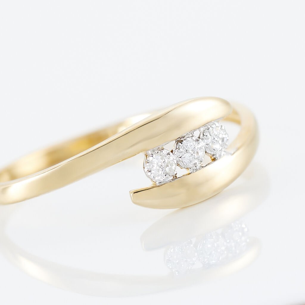 Bague Delphine Or Jaune Diamant