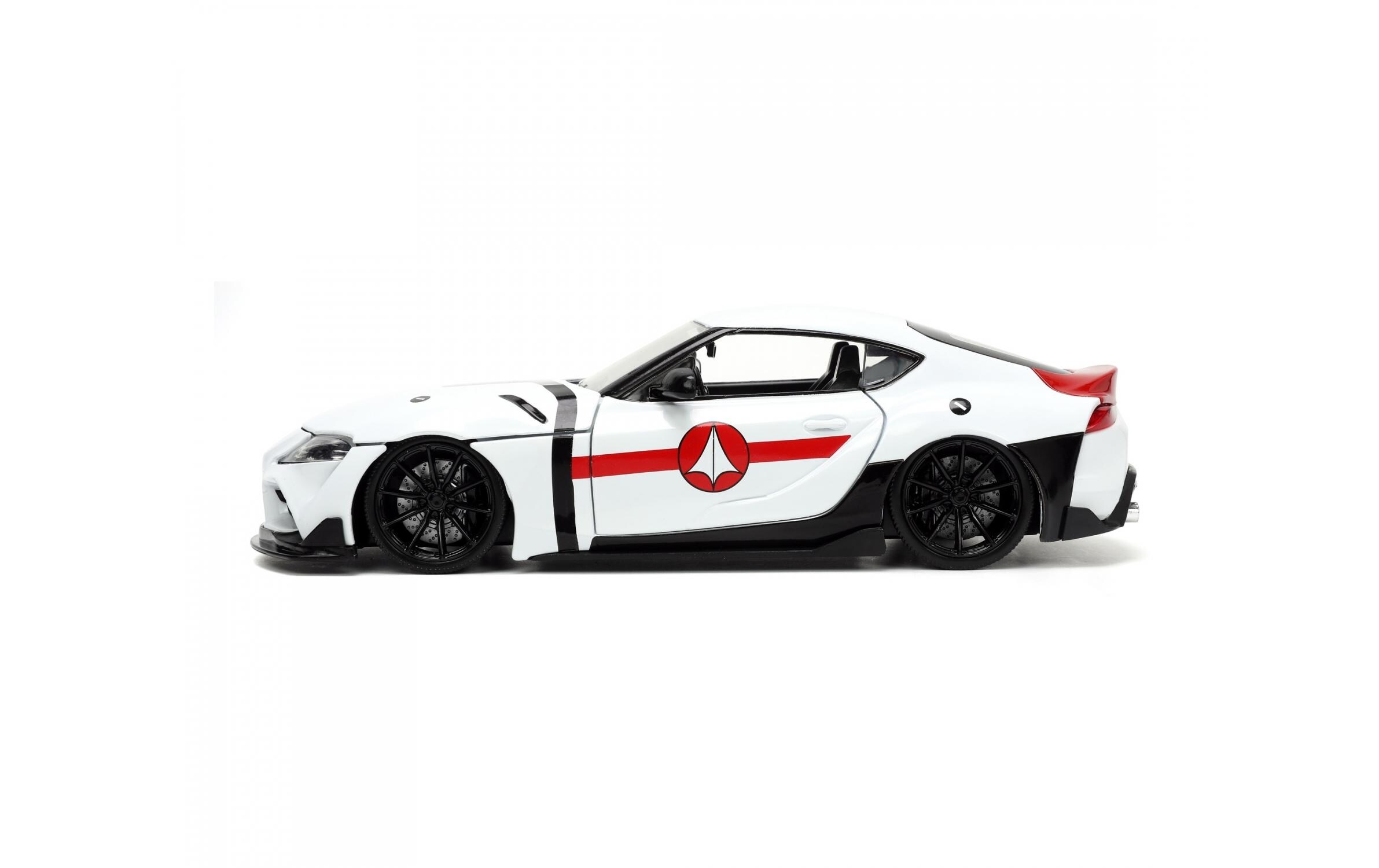 Toyota Supra MK5 Robotech R. Hunter 1:24R. Hunter aus der Robotech Anime Serie mit 2020 Toyota Supra Modellauto