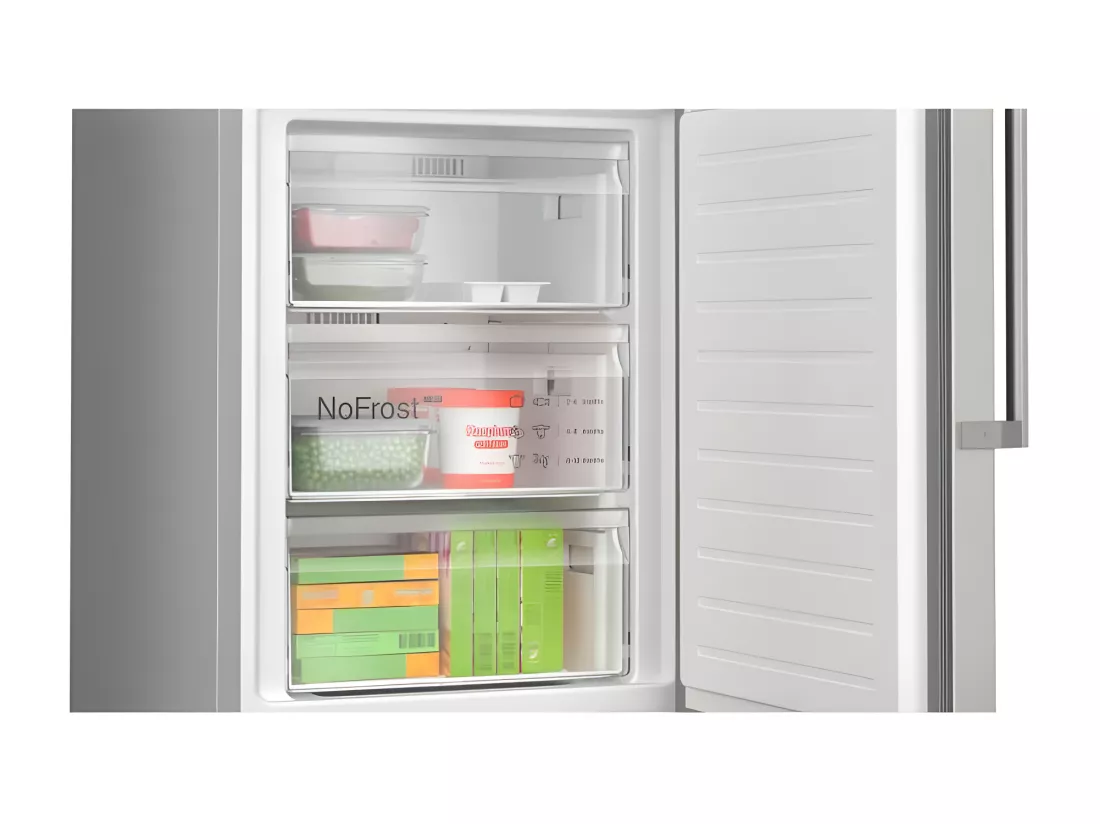 Bosch Réfrigérateur combiné 60cm 363l nofrost inox - KGN39AIAT