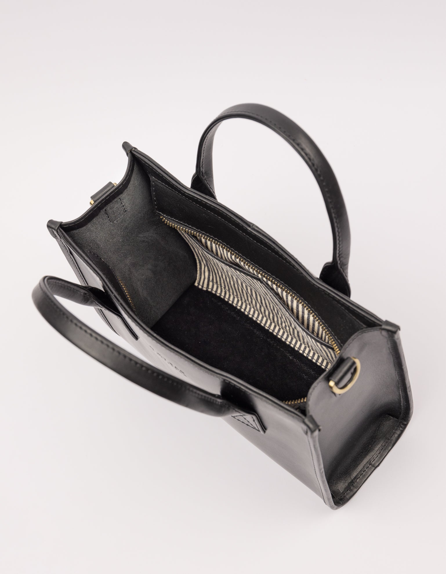 Jackie Midi - Black Classic Leather