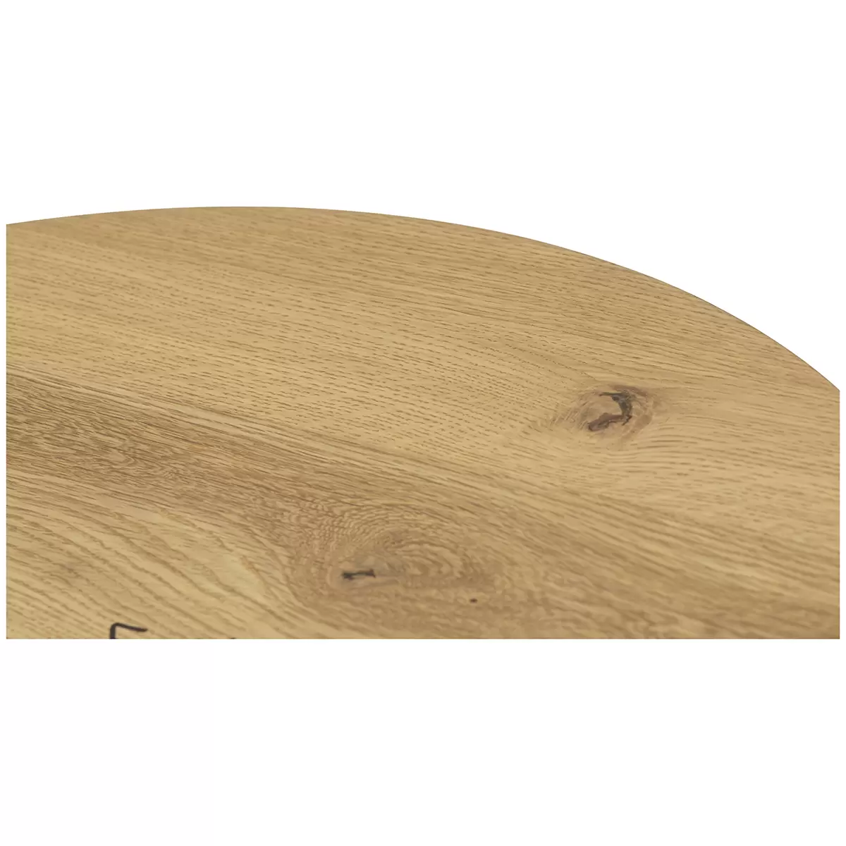Salontisch Circle Eiche,schwarz