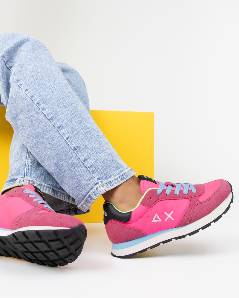 Sun 68 Girls Ally Solid Klittenbandschoenen  - roze