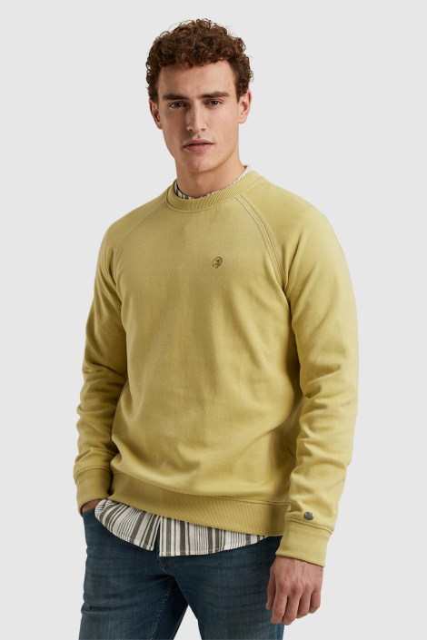 Cast Iron gele heren sweater