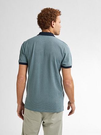 Petrol Half Zip Polo Keyline Ocean Blauw M-1050-POL907-5188 kopen