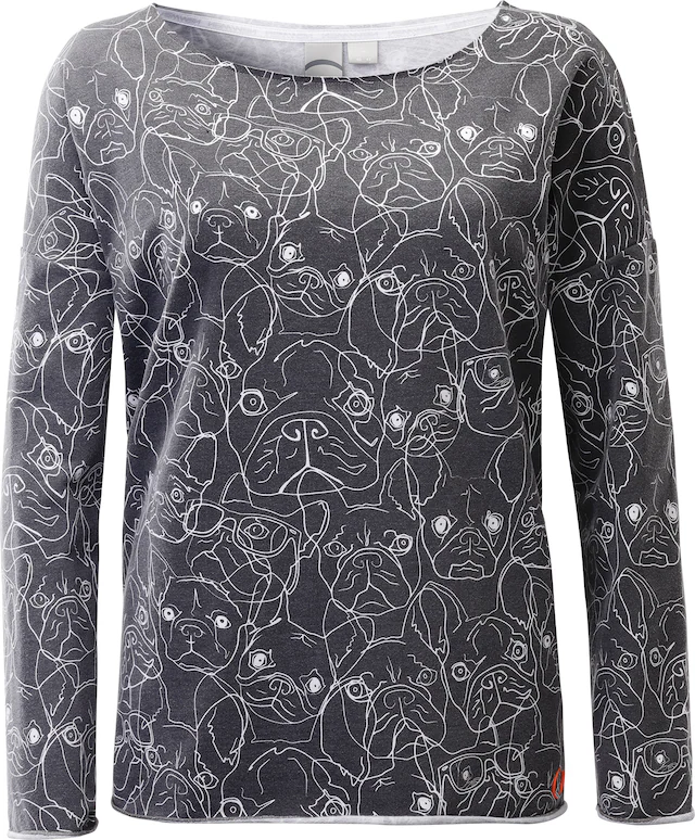LPO Sweatshirt »SWEAT LUMDSEN WOMEN«, modischer Allover-Print