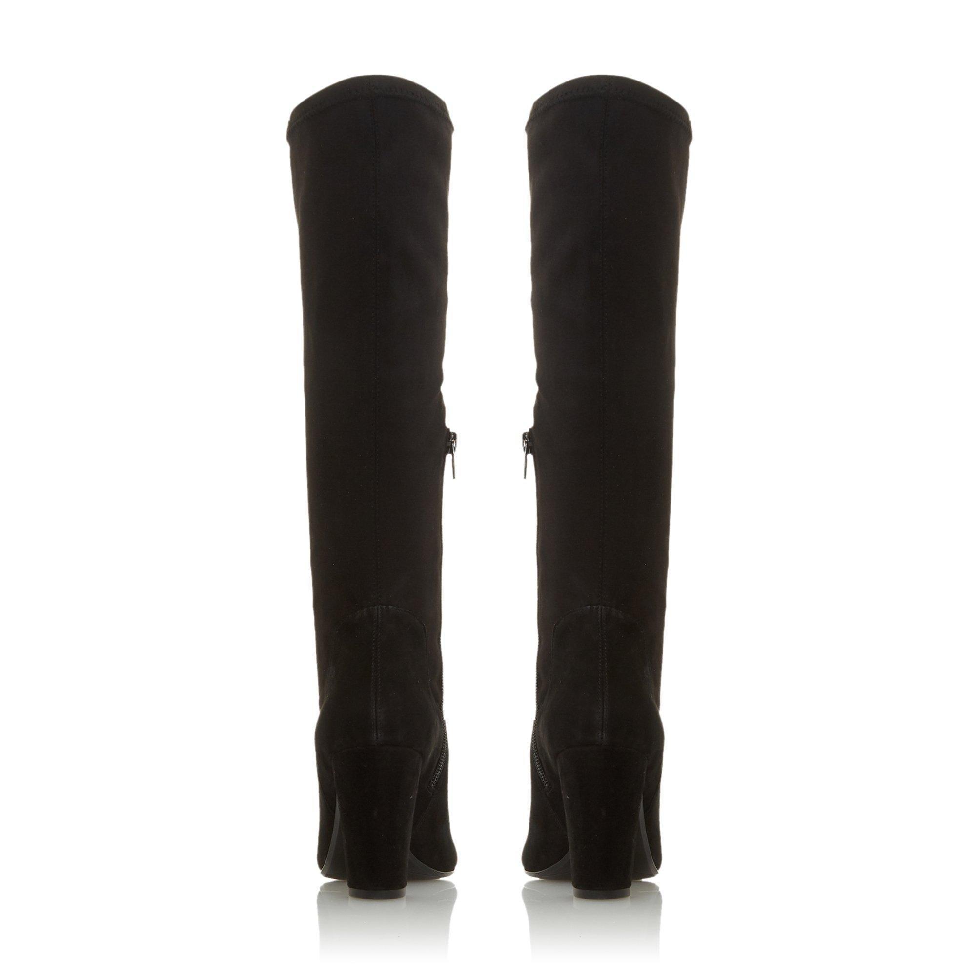 Dune London Siren High Block Heel Pointed Toe Boots