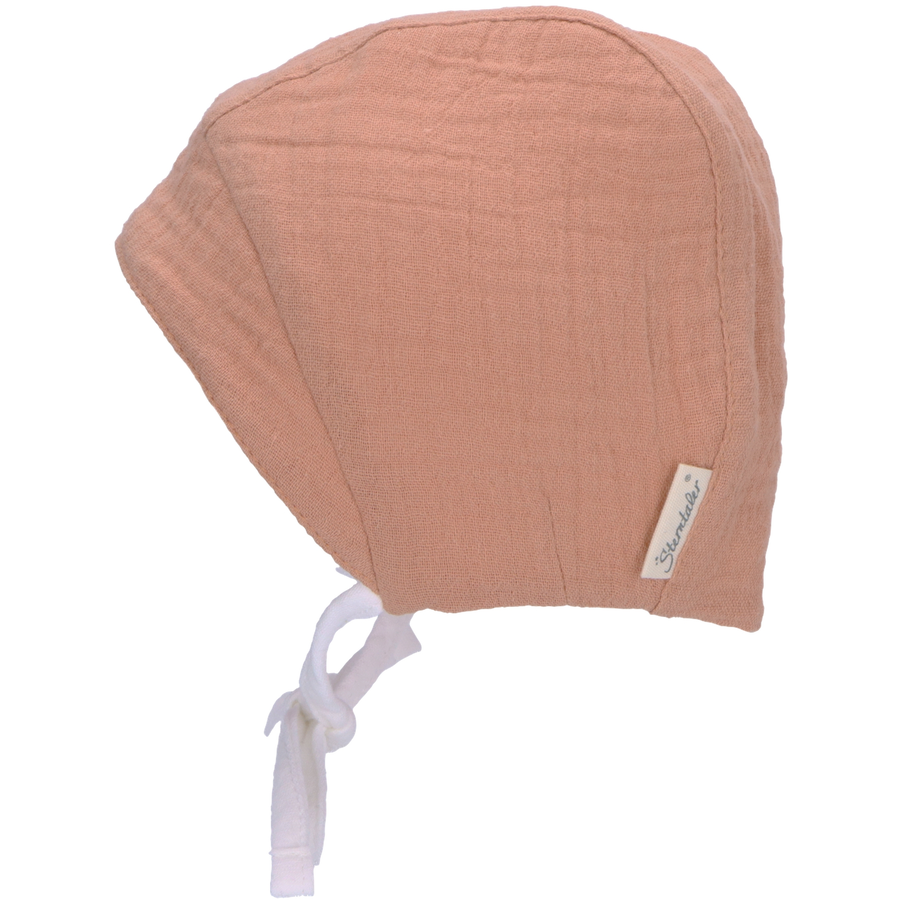 Sterntaler Wende Baby Mütze Uni braun