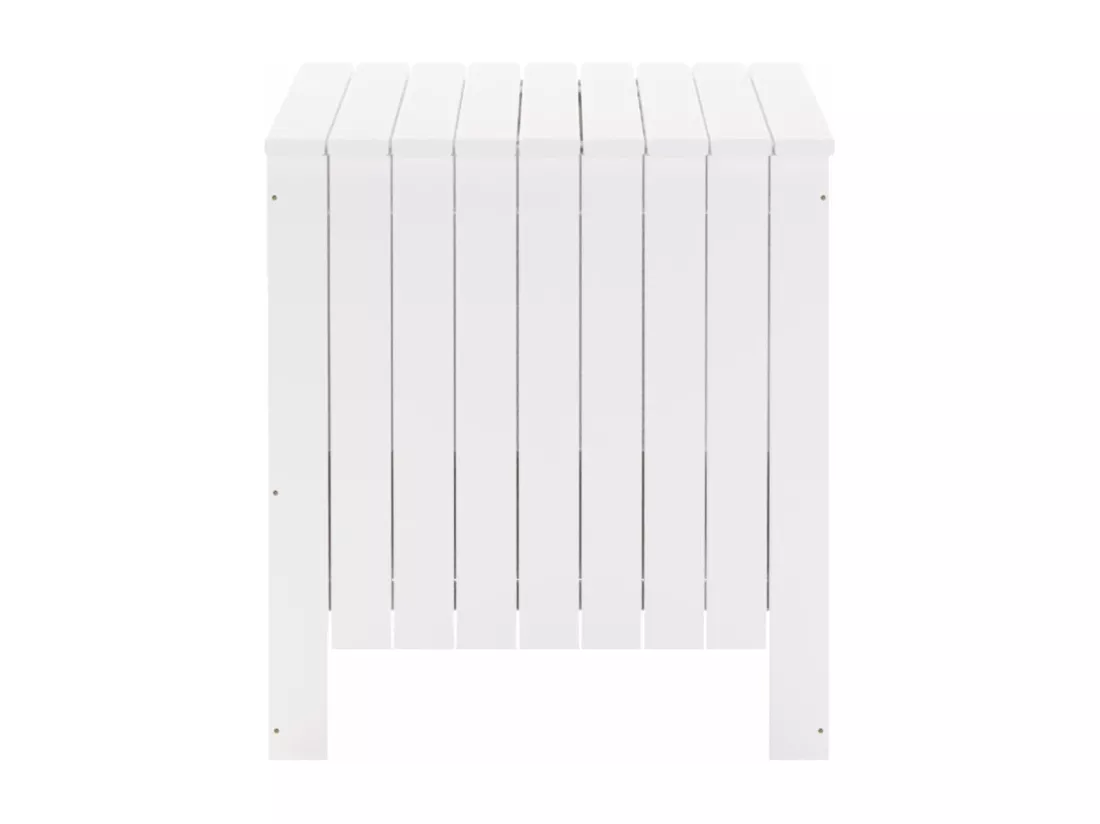 Boîte de rangement avec couvercle RANA blanc bois massif de pin