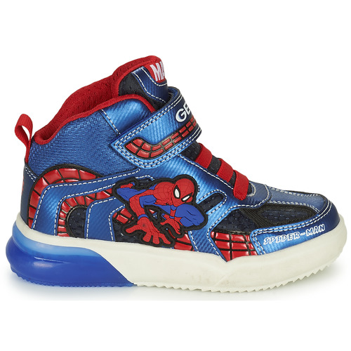 Geox - J GRAYJAY BOY C - Bleu / Rouge