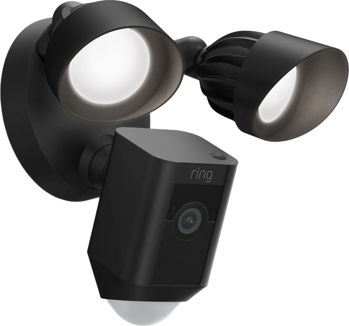 Ring Floodlight Cam Wired Plus Noir Caméra de surveillance