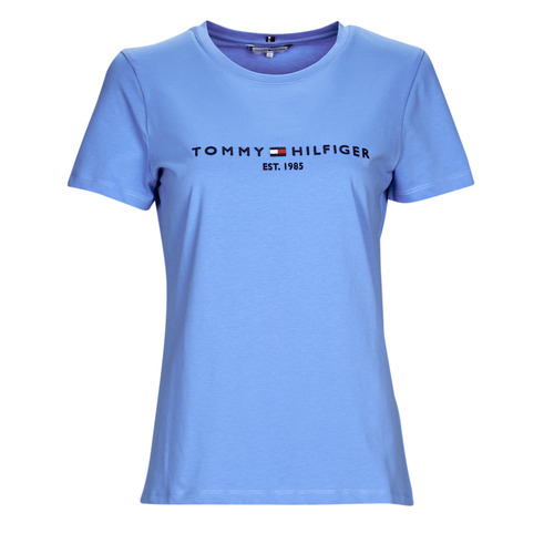 Tommy Hilfiger - REGULAR HILFIGER C-NK TEE SS - Bleu