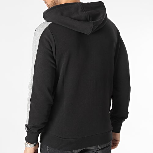 Sweat Zippé Capuche A Bandes Script Brooklyn Nets 60332195 Noir