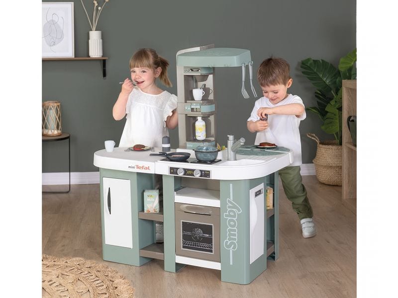 Smoby Tefal Studio Kitchen XL Bubble Spielküche in extravaganter Winkelform