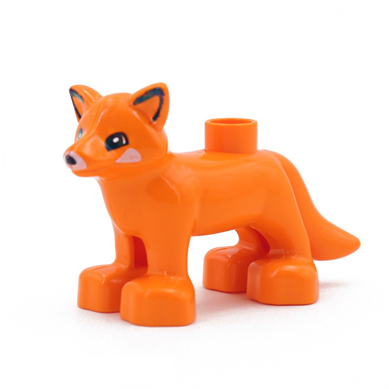 (10-tlg. Set) Grosse Tier Figuren Bricks Elemente Kinder Spielzeug - Wald Tiere